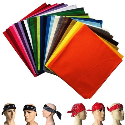 Vibrant Square Bandanas - Colorful Full Print Headscarves