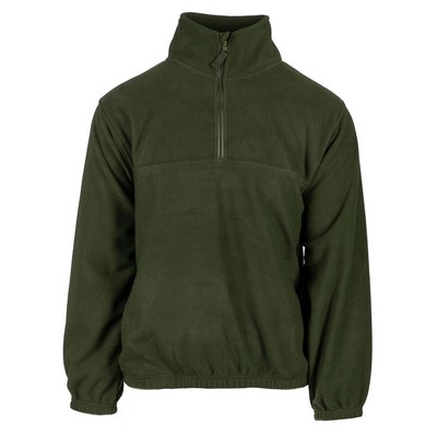 Burnside Men's Quarter-Zip Polar Fleece Pullover