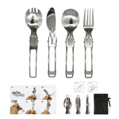 Folding Stainless Steel Flatware