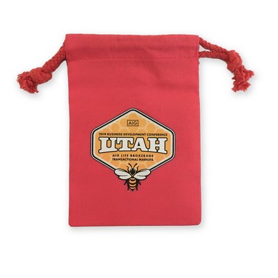 IRRD "RED" Series Cotton Drawstring Bags