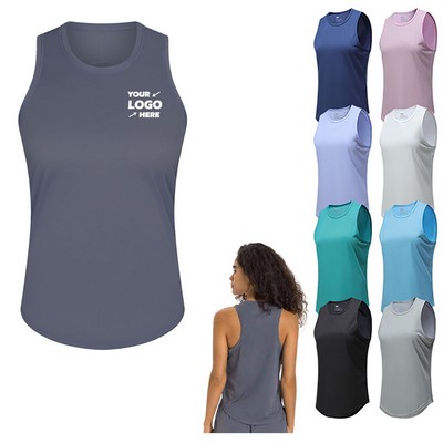 Women Yoga Sleeveless Muscle Shirts