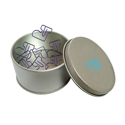 Sock Shaped Paper Clips in Gift Tin