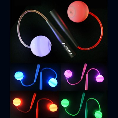 Glowing Cordless Jump Rope LED Light Jump Rope Skipping Rope for Night