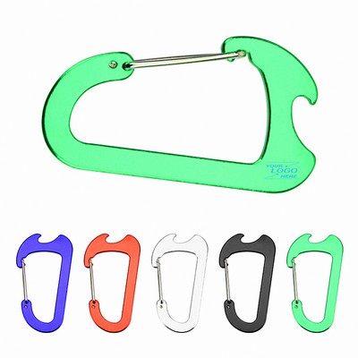 Multifunctional Carabiner Clip with Bottle Opener