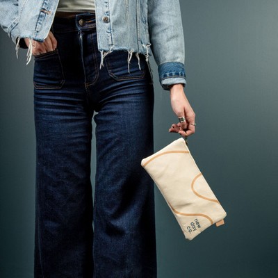 All The Things Pouch - Heavyweight Canvas With Leather