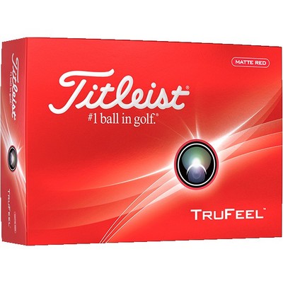 Titleist® TruFeel™ Golf Ball - Matte Red