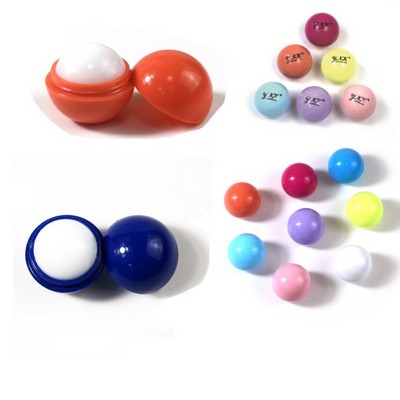 Cute Round Ball Lip Balm