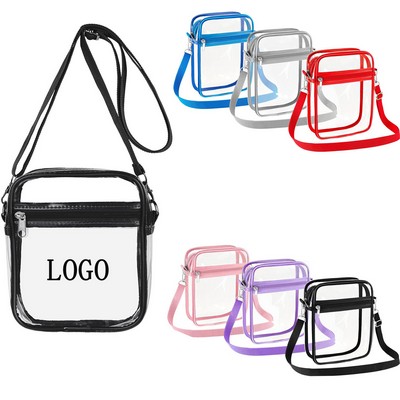 Transparent Waterproof Crossbody Shoulder Bag