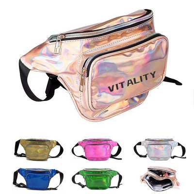 Holographic Fanny Pack Neon Waist Bag