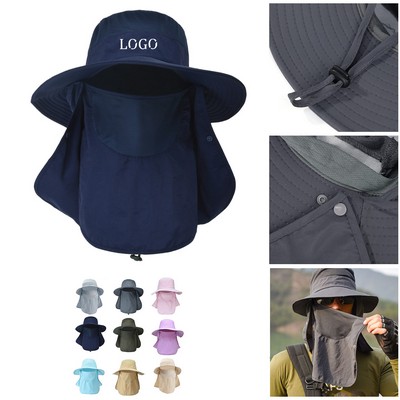 Wide brimmed fishing hat