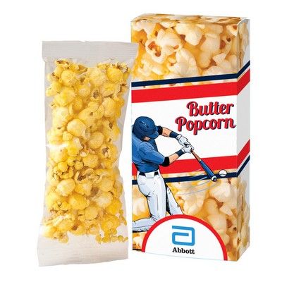 Baseball Butter Popcorn Box