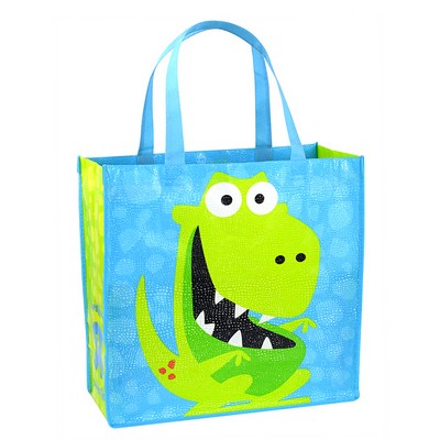 Custom 120g Laminated Non-Woven Textured Tote Bag 14"x15"x6"