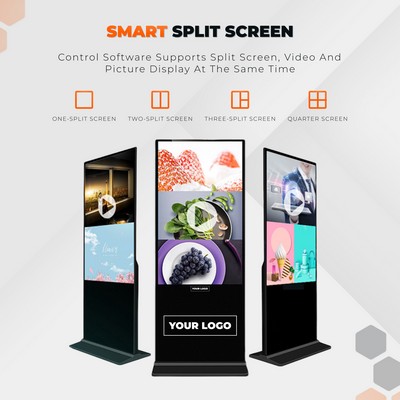 21.5" - Floor-standing Information Kiosk - with Capacitive Touch - Android OS