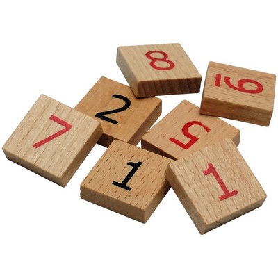 Replacement Wooden Sudoku Number Tiles - Extra Set of Pieces