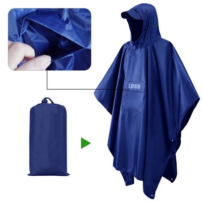 Packing Bag Hooded Poncho