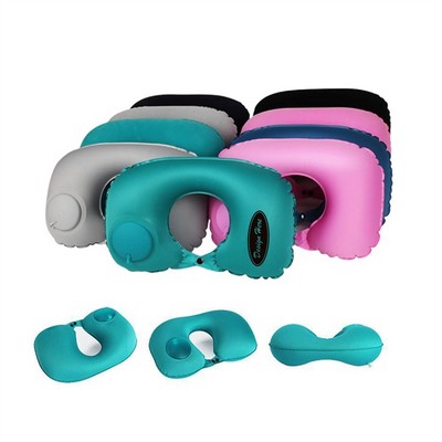 Self Inflatable U Shape Pillow