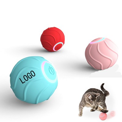 Interactive Rubber Pet Ball With Light