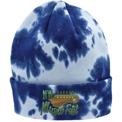 Tie Dye Cotton Cuffed Beanie