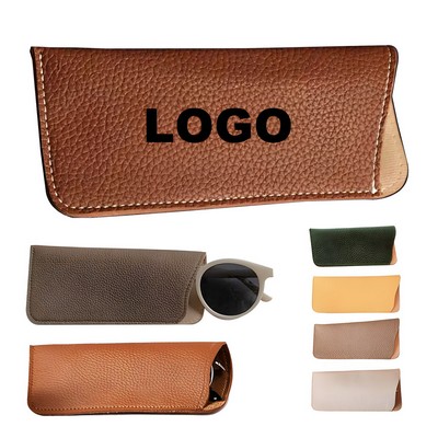 7" Premium Soft PU Leather Sunglasses Pouch