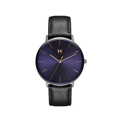 MVMT Legacy Slim Men's Watch w/Purple Dial & Black Leather Strap