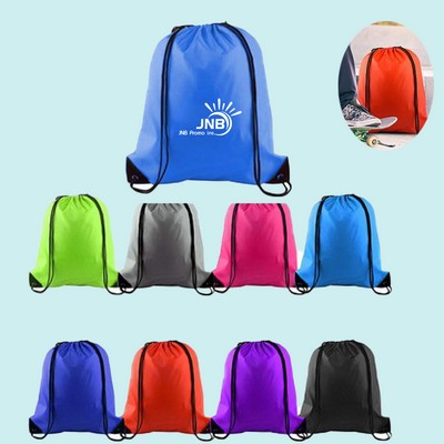 Nylon Drawstring Backpack