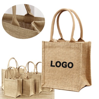 Burlap Tote Bags with Handles