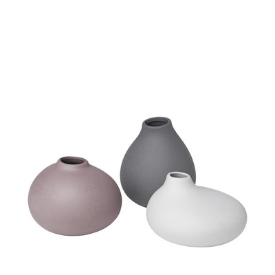 blomus Nona Porcelain Mini Vases (Set Of 3)