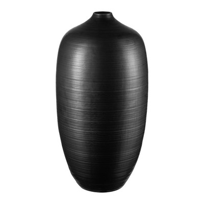 blomus Ceola Black Ceramic Floor Vase