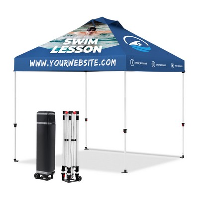 10' X 10' Heavy Duty Pop Up Canopy Tent w/Vented Top (Dye Sublimation)