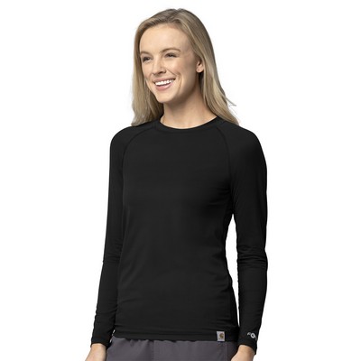 Carhartt® Scrubs - Force Sub-Scrubs - Women's Modern Fit Long Sleeve Tee