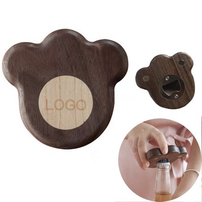 Wooden Cute Claw Bottle Opener