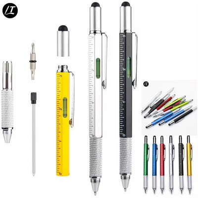 Qnote 6 in 1 Multi Functional Engineer Tool Pen