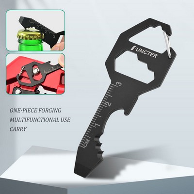 Stainless Steel Portable Key Shape Pocket Tool Multi Tool