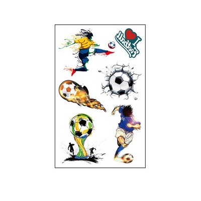 Customizable Football Fan Temporary Tattoos Body Stickers