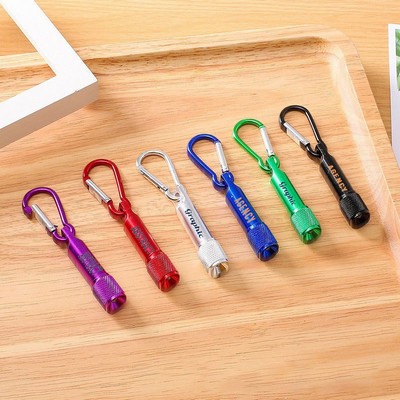 Mini Flash Light With Carabiner