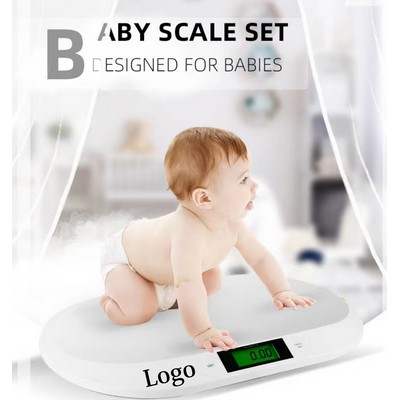 Digital Baby Scale Pet Scale With Measuring Tape Digital Scale For Infants Toddlers 44 lbs