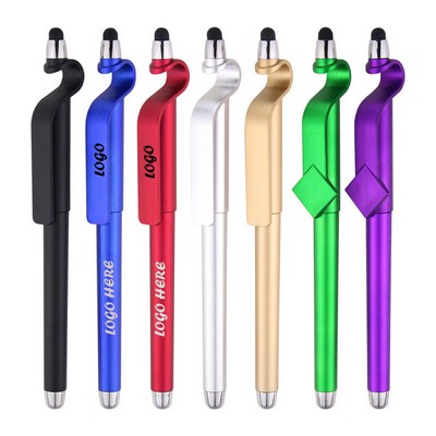 3-in-1 Gel Pen Capacitive Stylus Phone Holder