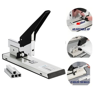 100 Sheets High Capacity Office Stapler, Manual Big Stapler(Free Shipping)