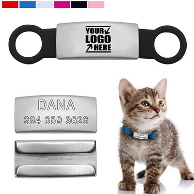 Slide On Dog Id Tag Pet Collar Tag