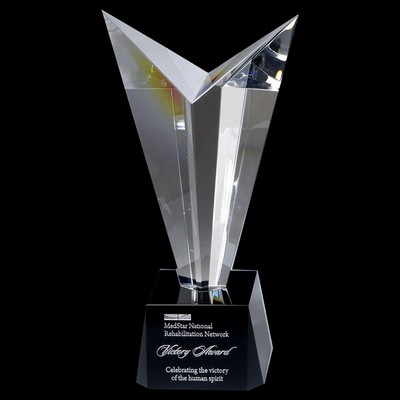 Victory Top Crystal Award - Medium