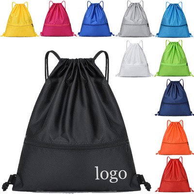 Drawstring Backpack Bag Sport Gym