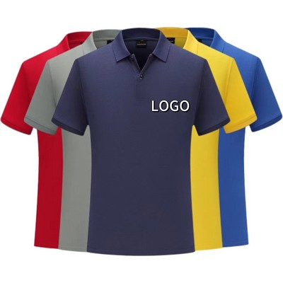 Summer Plus Size Sports Polo Shirt