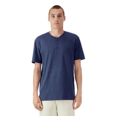 American Apparel CVC Unisex Henley T-Shirt