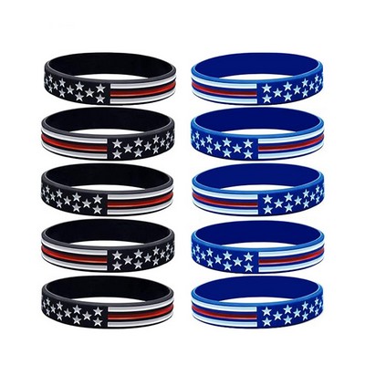 Silicone Wristbands for Independence Day