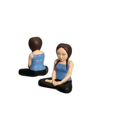 Seated Yoga Woman Stress Reliever