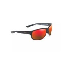 Maui Jim® USA, Inc. Kaiwi Channel Sunglasses-Black/Hawaii Lava™ Red