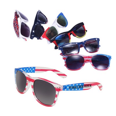 100% UV Protection Patriotic Sunglasses