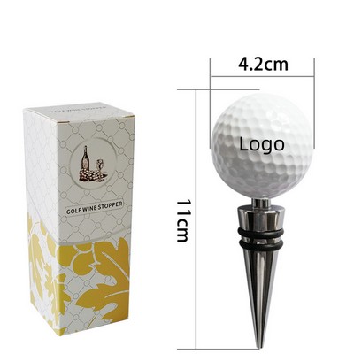 Novelty Golf Ball Wine Stoppers