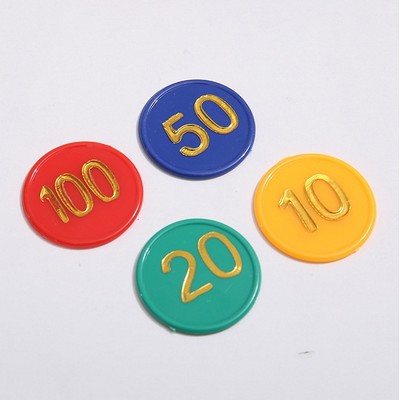 Round Plastic Tokens