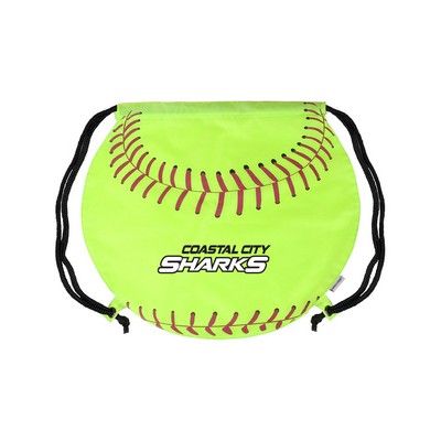 GameTime!® Softball Drawstring Backpack